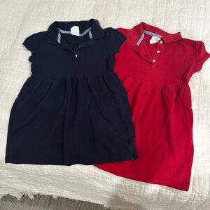 Gap uniform dresses red & navy blue sz xs